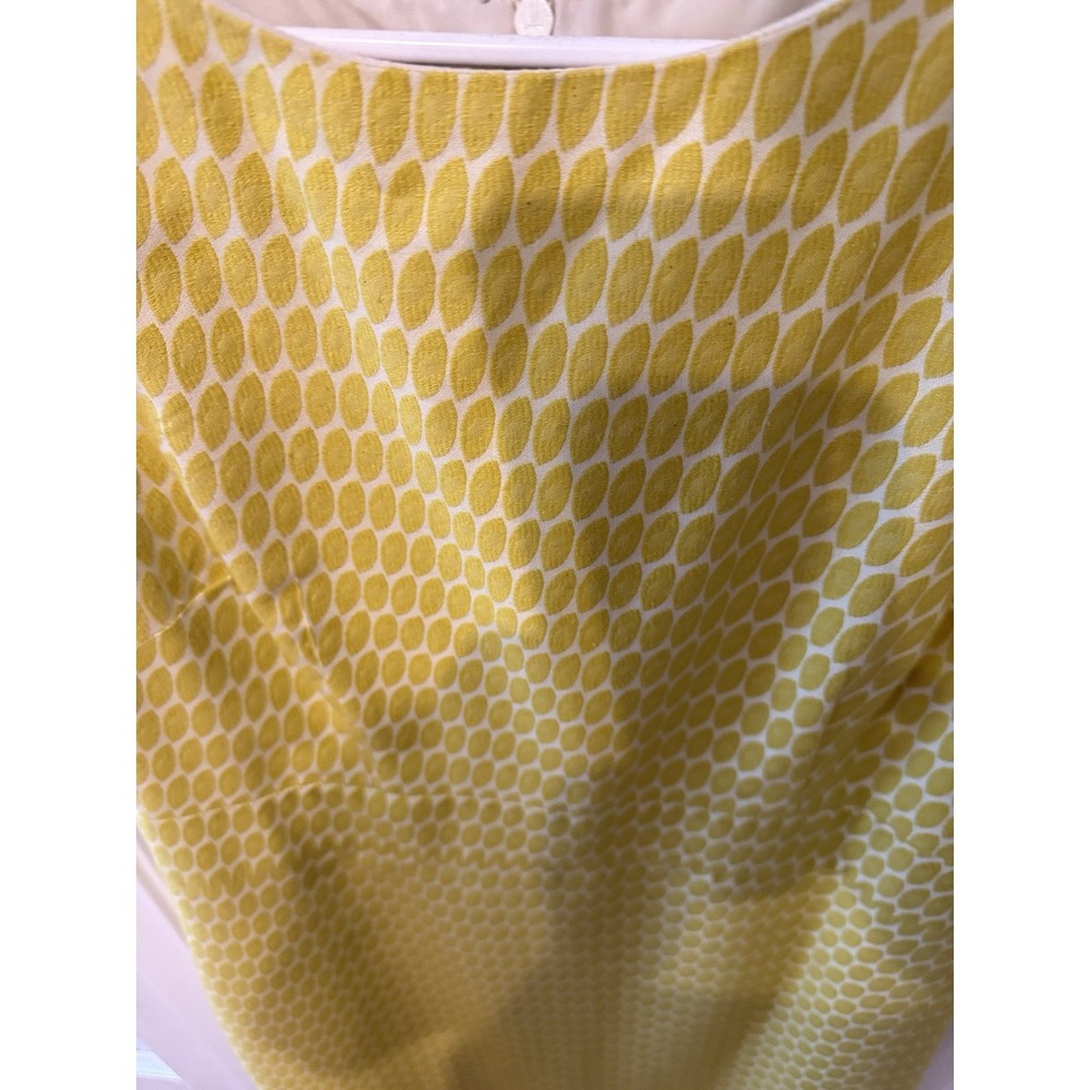 anne taylor sleeveless dress size 8 Yellow - Picture 3 of 5
